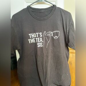 Black “That’s the tea” David Dobrik T-Shirt